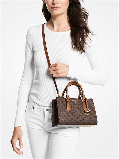 valerie small logo satchel michael kors|Michael Kors Valerie Small Logo Satchel .